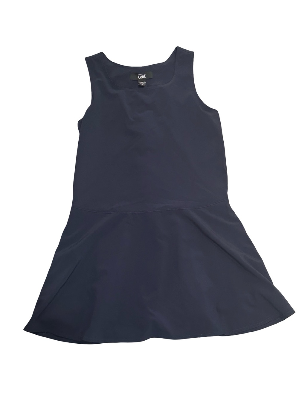 EUC Athleta Girl Size Medium Navy Sleeveless Athletic Dress